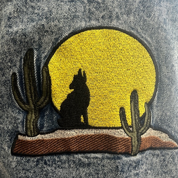 Howling Wolf Denim Jacket - Picture 7 of 8